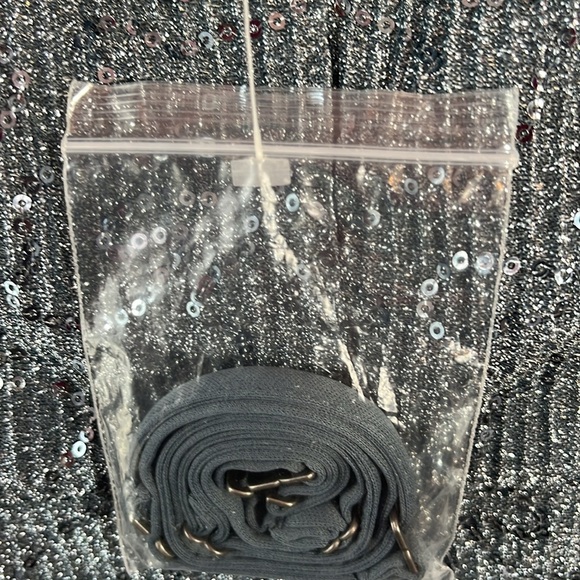 Silver sequin jumpsuit strapless bodycon new - Picture 5 of 5